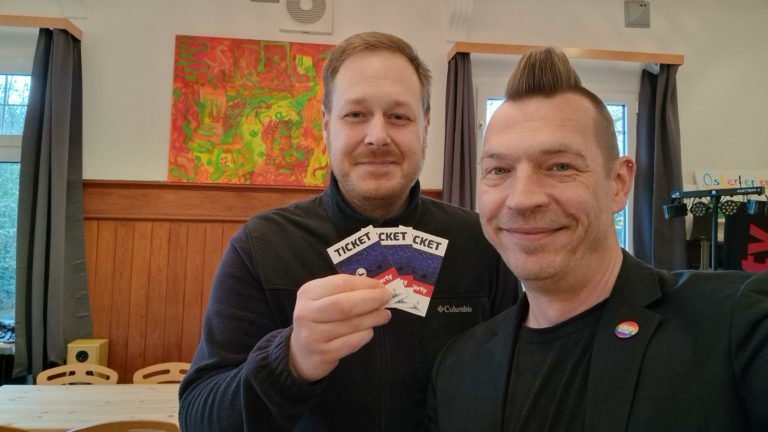 Lucas Schmidhofer vom DJ-Duo Angst & Banger und Sascha von Gerishem.