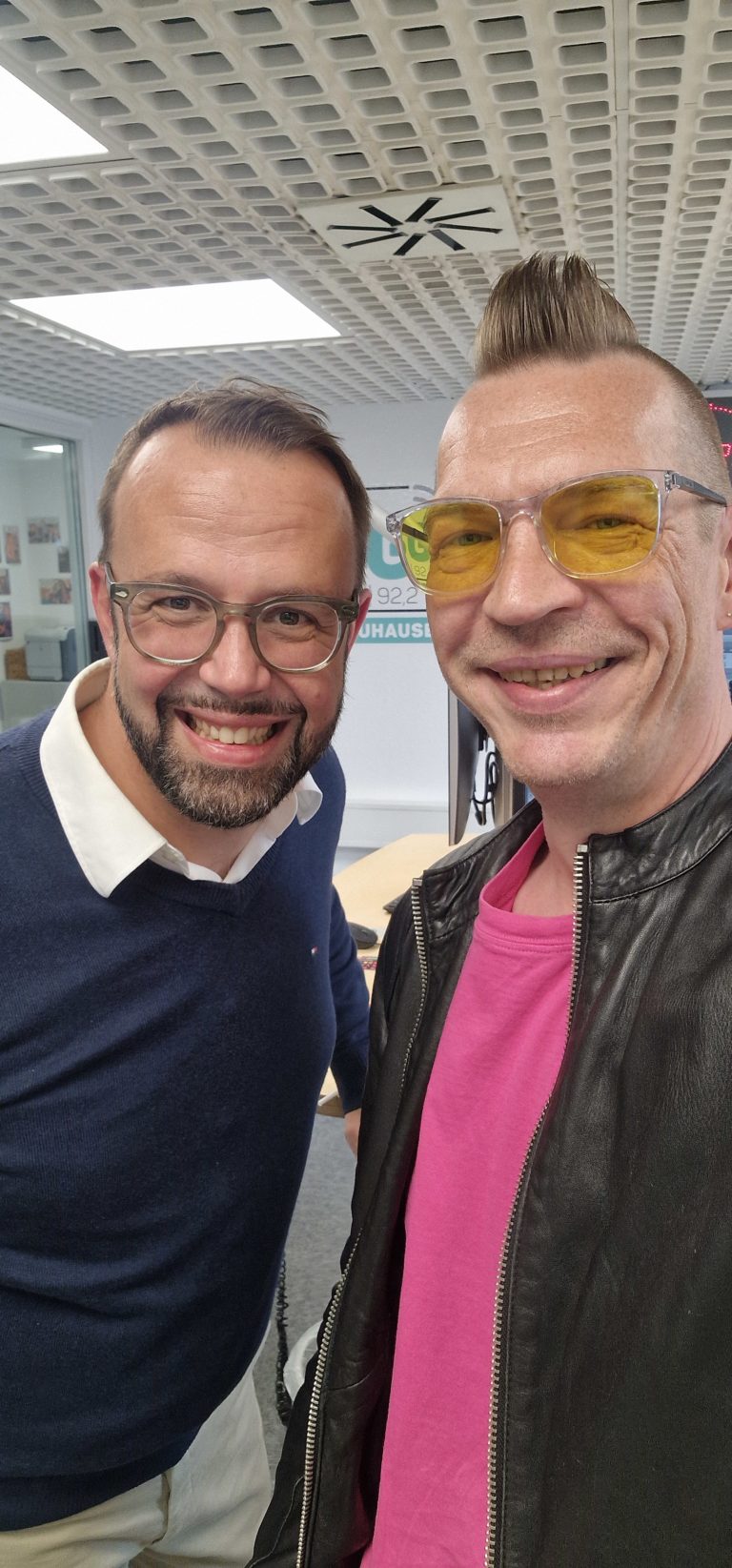 Als Gast im Radio RSG Talk