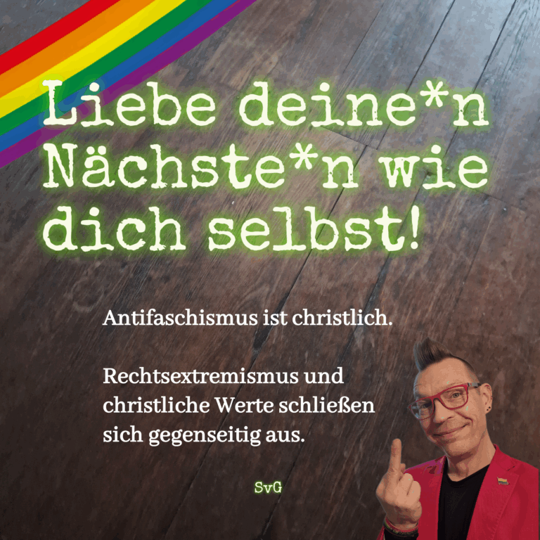 Antifa ist gelebte Nächstenliebe